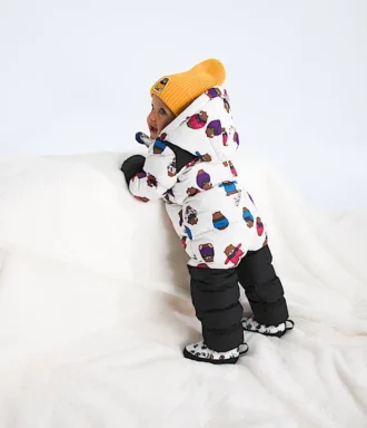 Baby 1996 Retro Nuptse One-Piece—Estampado