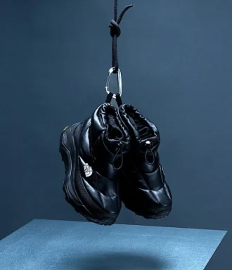 Bota híbrida de cuero