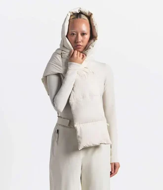 Bufanda Nuptse de The North Face X SKIMS