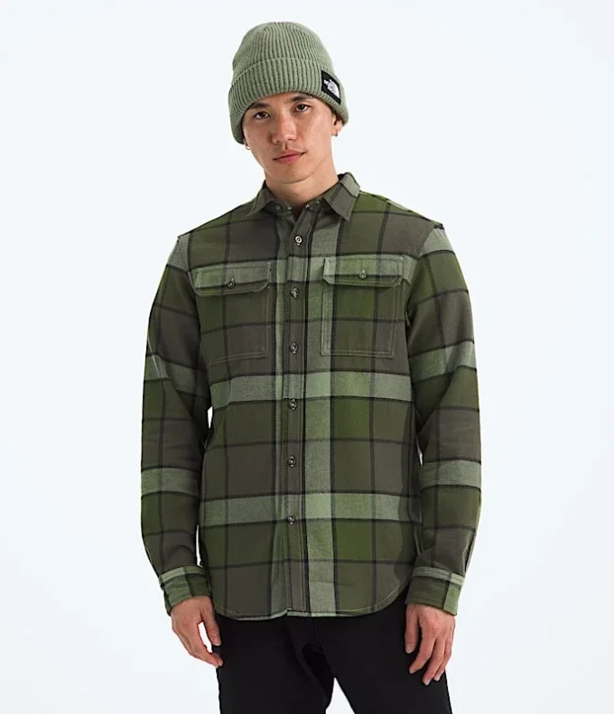 Camisa de franela Arroyo para hombre, a cuadros