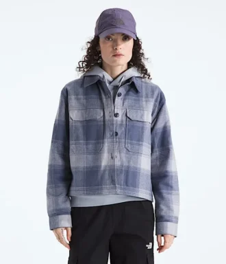 Camisa de franela Valley para mujer — A cuadros