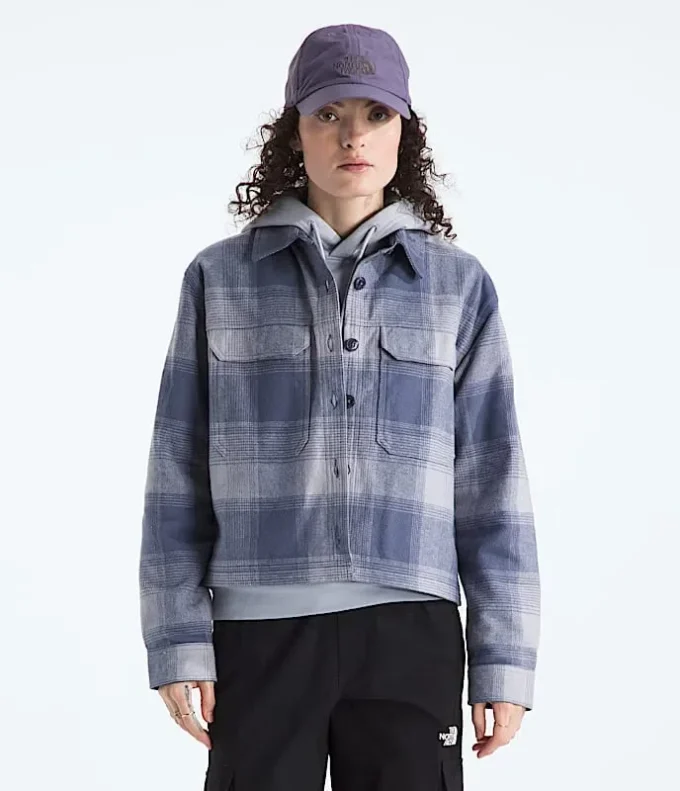 Camisa de franela Valley para mujer — A cuadros
