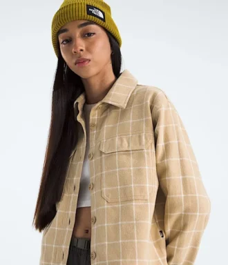 Camisa de franela Valley para mujer — A cuadros