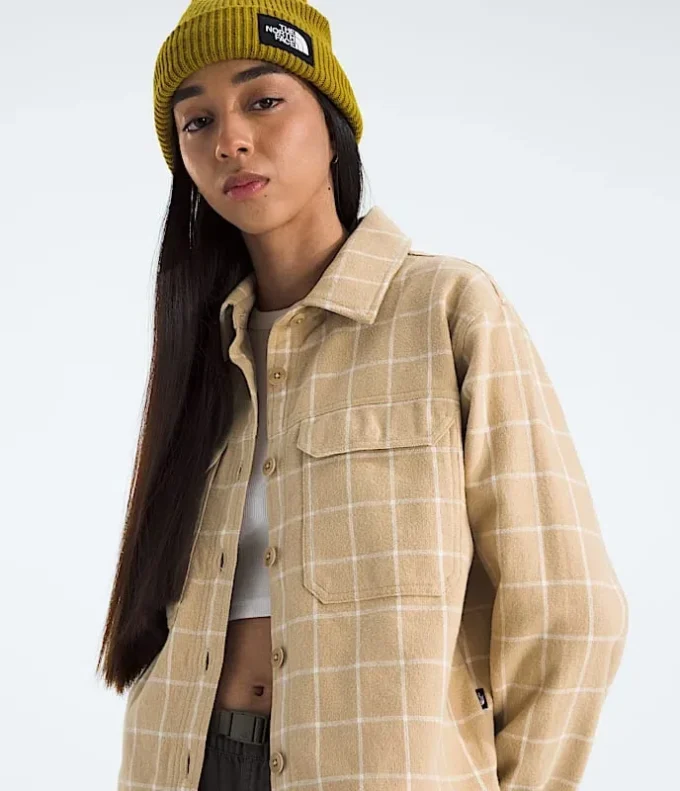 Camisa de franela Valley para mujer — A cuadros