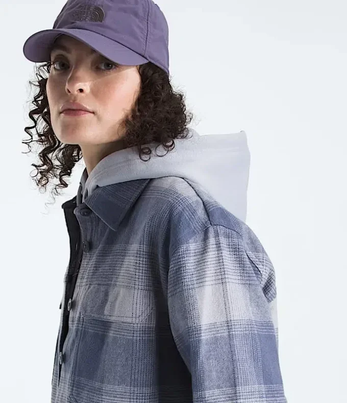 Camisa de franela Valley para mujer — A cuadros