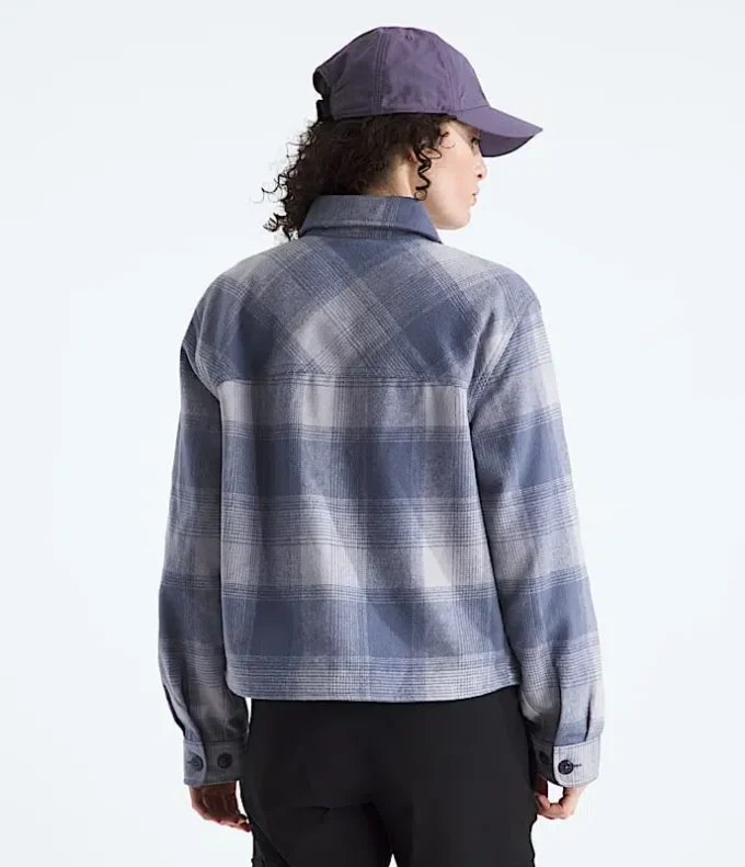 Camisa de franela Valley para mujer — A cuadros
