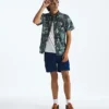 Camisa de manga corta para hombre con estampado Baytrail