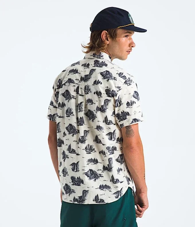 Camisa de manga corta para hombre con estampado Baytrail