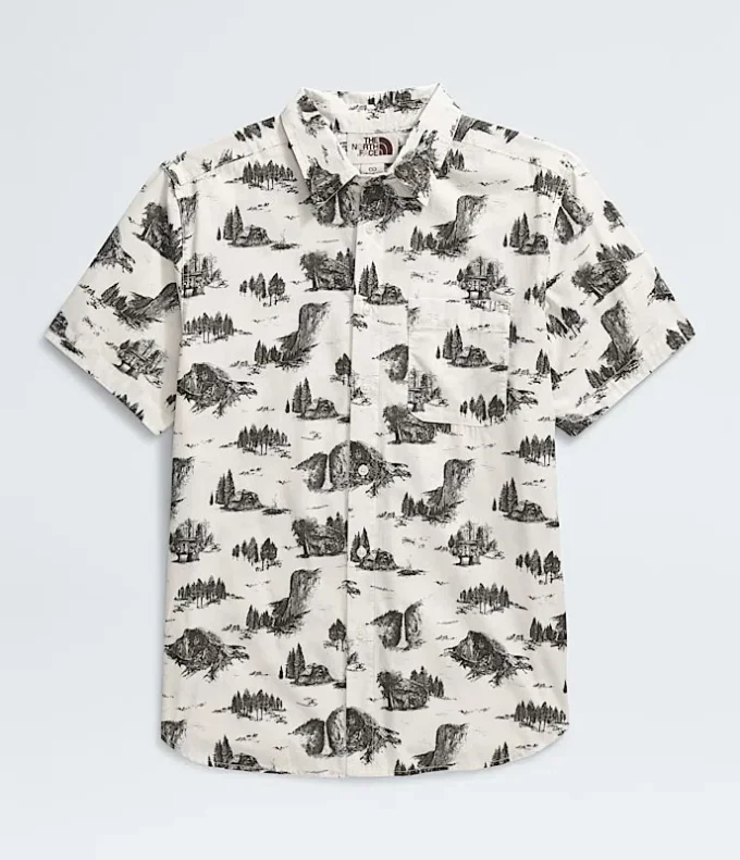 Camisa de manga corta para hombre con estampado Baytrail