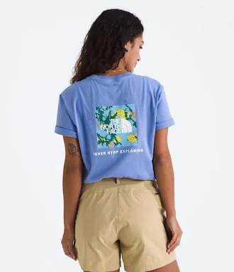 Camiseta Core Flower Power Box NSE de manga corta para mujer