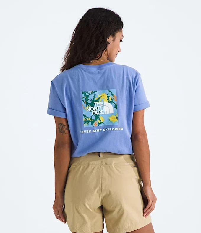 Camiseta Core Flower Power Box NSE de manga corta para mujer