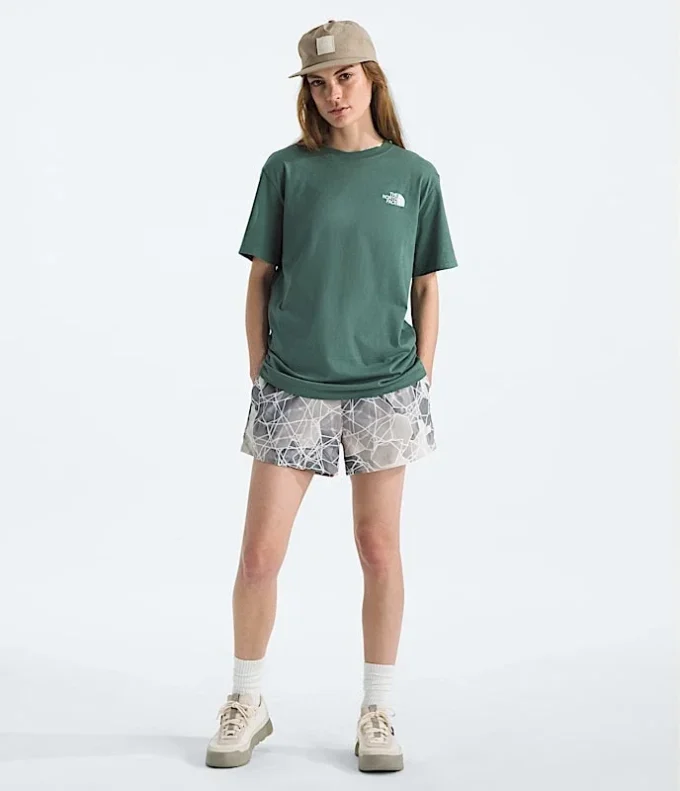Camiseta Core Flower Power Box NSE de manga corta para mujer