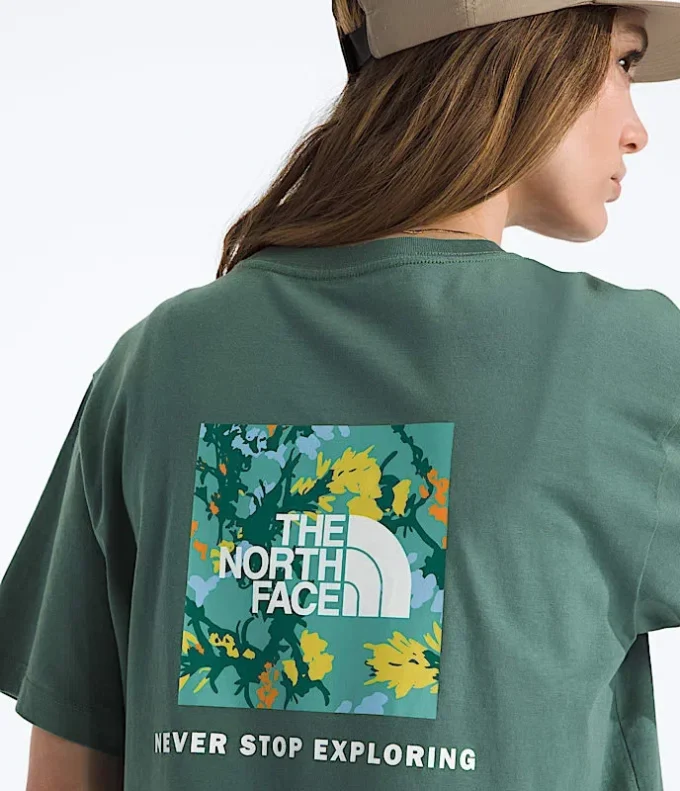 Camiseta Core Flower Power Box NSE de manga corta para mujer