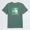 Camiseta Core Flower Power Box NSE de manga corta para mujer
