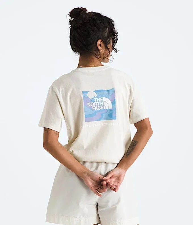 Camiseta Core Outdoor Valley Box NSE de manga corta para mujer