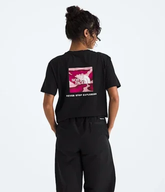 Camiseta Core Outdoor Valley Box NSE de manga corta para mujer