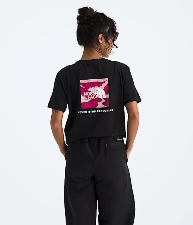 Camiseta Core Outdoor Valley Box NSE de manga corta para mujer