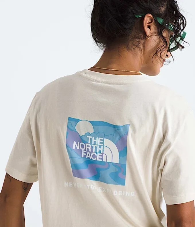 Camiseta Core Outdoor Valley Box NSE de manga corta para mujer