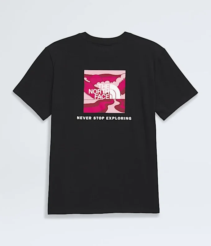 Camiseta Core Outdoor Valley Box NSE de manga corta para mujer