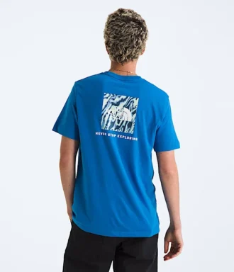 Camiseta Core Wavy Lines Box NSE de manga corta para hombre