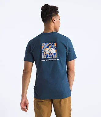 Camiseta Core Wavy Lines Box NSE de manga corta para hombre