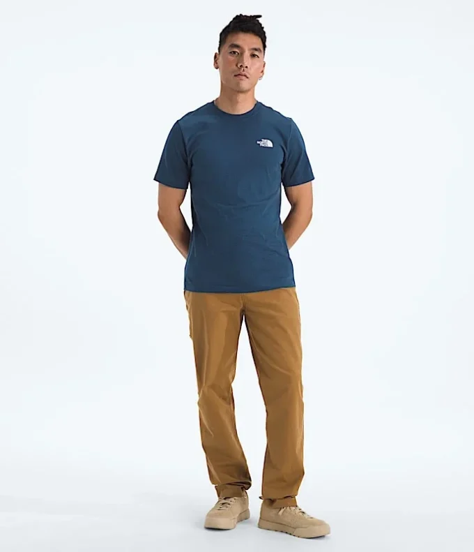 Camiseta Core Wavy Lines Box NSE de manga corta para hombre Camiseta Core Wavy Lines Box NSE de manga corta para hombre