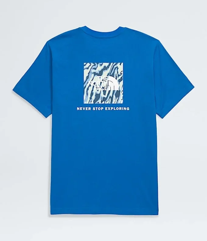 Camiseta Core Wavy Lines Box NSE de manga corta para hombre Camiseta Core Wavy Lines Box NSE de manga corta para hombre