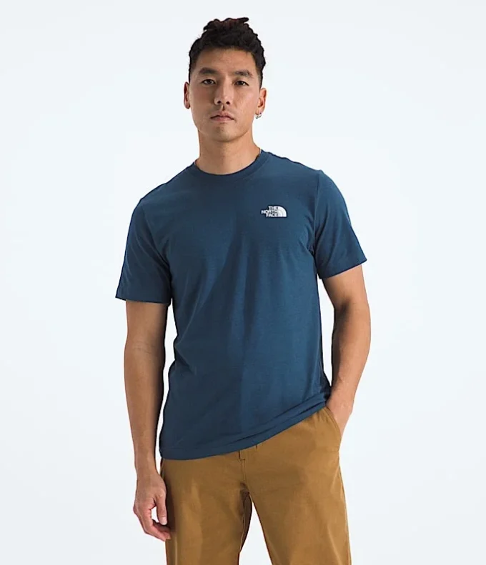 Camiseta Core Wavy Lines Box NSE de manga corta para hombre Camiseta Core Wavy Lines Box NSE de manga corta para hombre