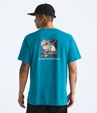 Camiseta de manga corta Evolution Box Camo Fill para hombre — Gráfico