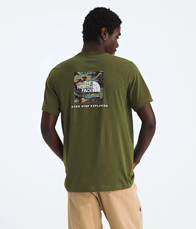 Camiseta de manga corta Evolution Box Camo Fill para hombre — Gráfico