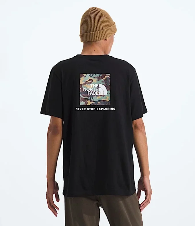 Camiseta de manga corta Evolution Box Camo Fill para hombre — Gráfico