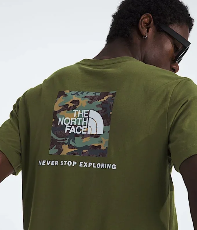 Camiseta de manga corta Evolution Box Camo Fill para hombre — Gráfico