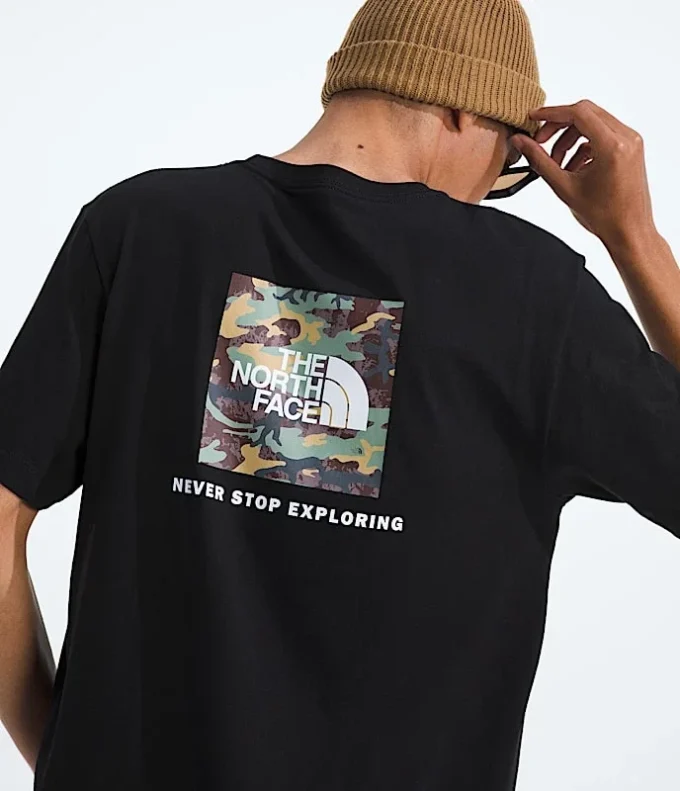 Camiseta de manga corta Evolution Box Camo Fill para hombre — Gráfico