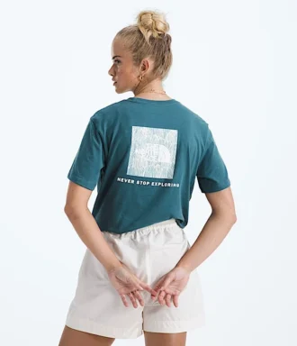 Camiseta de manga corta Evolution Box NSE Fill para mujer — Gráfico