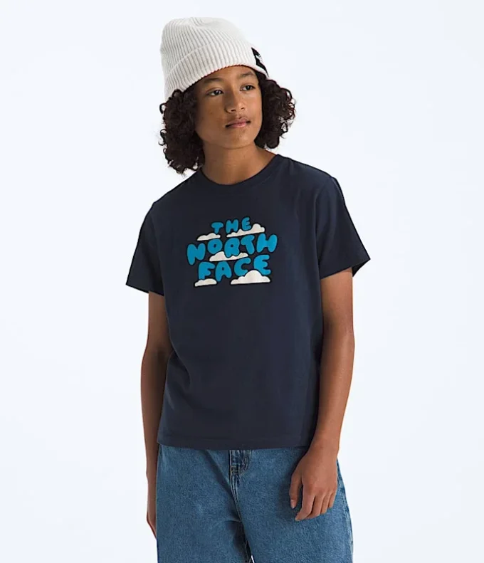 Camiseta de manga corta Evolution Bubble Cloud para niño y niña — Gráfico Camiseta de manga corta Evolution Bubble Cloud para niño y niña — Gráfico