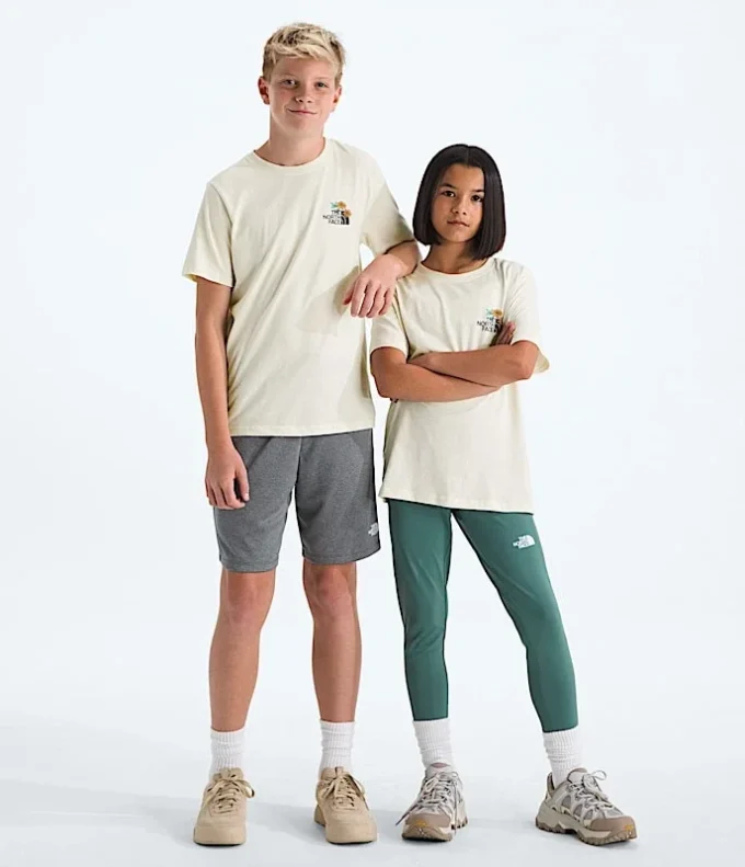 Camiseta de manga corta Evolution Flora para niño y niña — Gráfico
