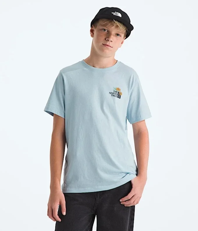 Camiseta de manga corta Evolution Flora para niño y niña — Gráfico