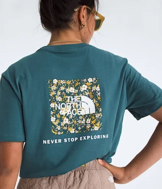 Camiseta de manga corta Evolution Floral Box NSE para mujer — Gráfico