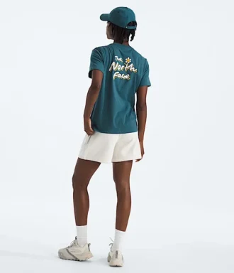 Camiseta de manga corta Evolution Floral Cloud para mujer — Gráfico
