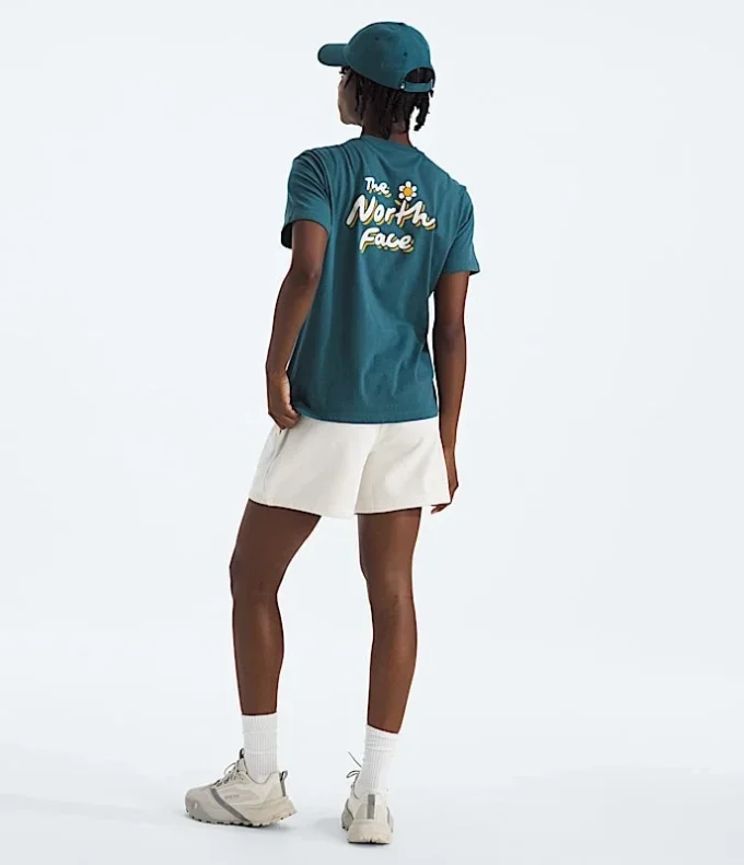 Camiseta de manga corta Evolution Floral Cloud para mujer — Gráfico Camiseta de manga corta Evolution Floral Cloud para mujer — Gráfico