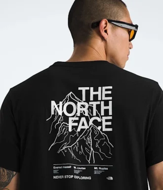 Camiseta de manga corta Evolution Half Dome para hombre — Gráfico