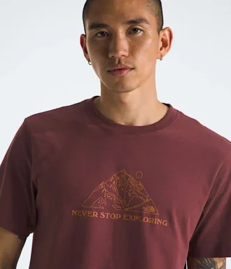 Camiseta de manga corta Evolution Mtn Base para hombre — Gráfico