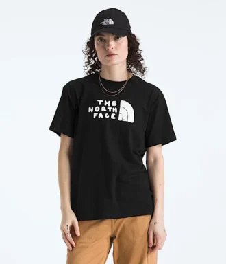 Camiseta de manga corta Evolution Sketch Logo Half Dome para mujer — Gráfico