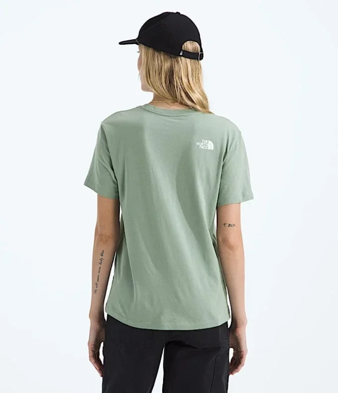 Camiseta de manga corta Evolution Sketch Logo Half Dome para mujer — Gráfico Camiseta de manga corta Evolution Sketch Logo Half Dome para mujer — Gráfico