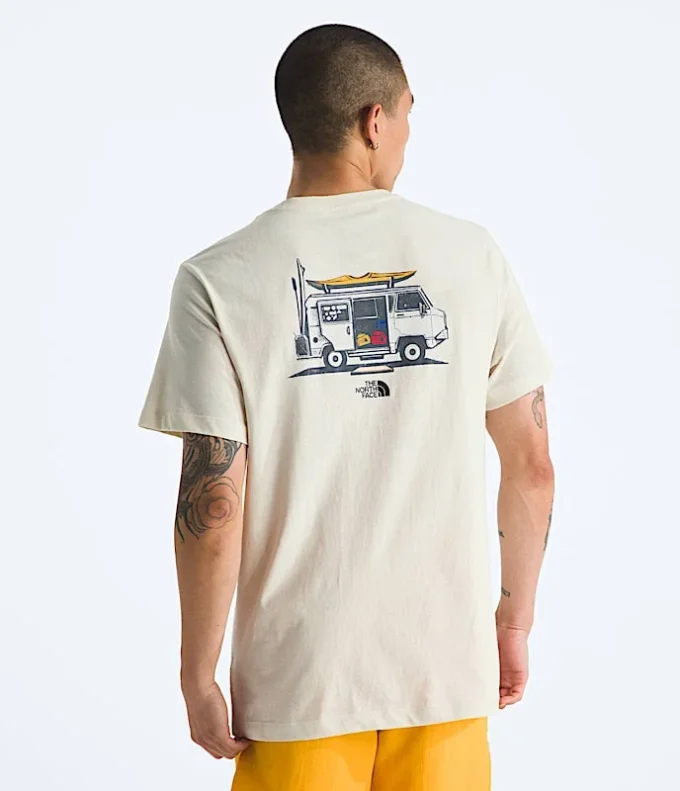 Camiseta de manga corta Evolution Van Life para hombre — Gráfico