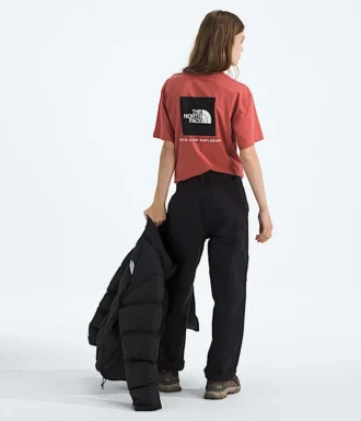 Camiseta de manga corta holgada Evolution Box NSE para mujer