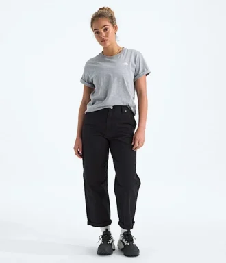 Camiseta de manga corta holgada Evolution Box NSE para mujer