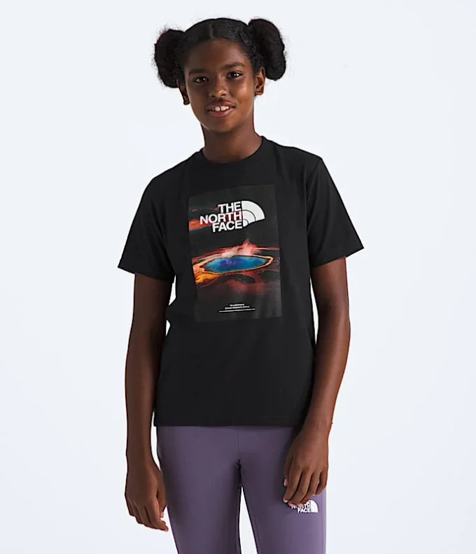 Camiseta de manga corta Landscapes para niño y niña