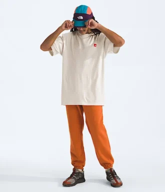 Camiseta de manga corta para hombre TNF Red Box Kilimanjaro Heavyweight