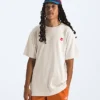 Camiseta de manga corta para hombre TNF Red Box Kilimanjaro Heavyweight